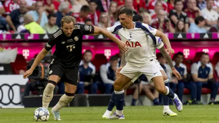 Palhinha regressa a Munique enquanto Bayern arrasa o Tottenham