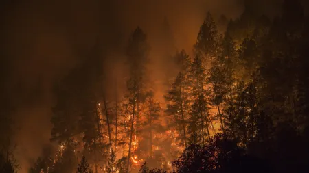 Incêndio na Serra do Alvão mantém frente activa de dois quilómetros