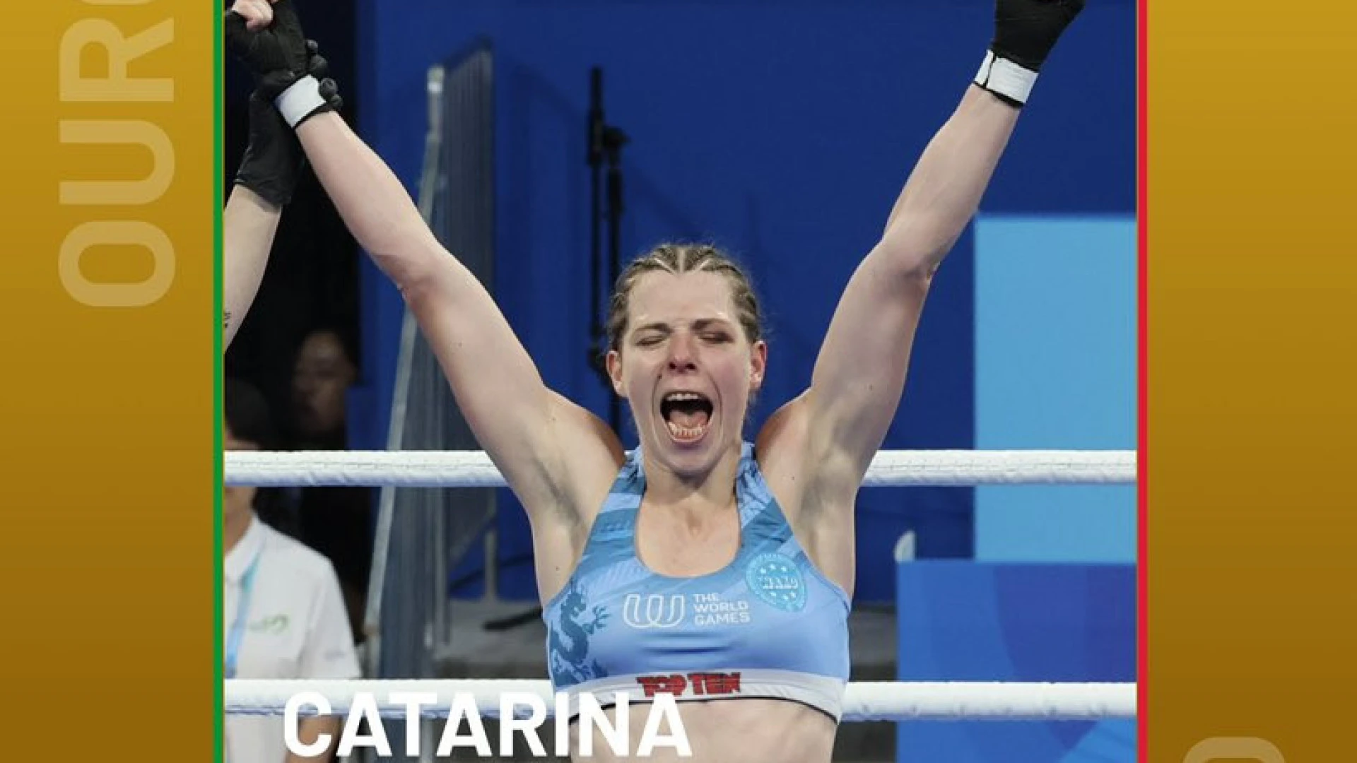 Catarina Dias brilha e conquista o ouro nos Mundiais de Kickboxing