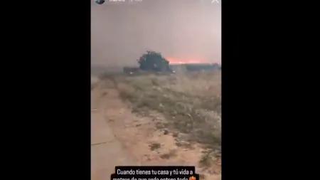 "Incêndios ameaçam a casa de ex-jogador espanhol"