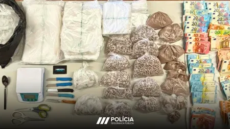 Desmantelada rede de tráfico na capital: três detidas com heroína e dinheiro
