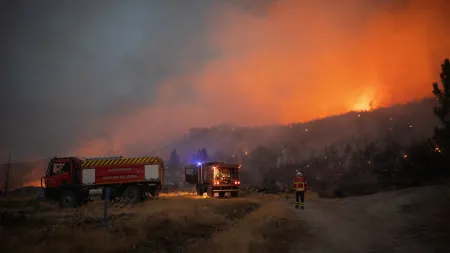 Incêndio em Aguiar da Beira gera apreensão no município