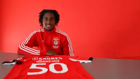 "Leandro Barreiro atinge 50 jogos pelo Benfica e destaca a importância do trabalho em equipa"