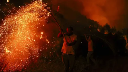 Incêndio na Lousã alastrou ao concelho de Góis, colocando aldeias em perigo