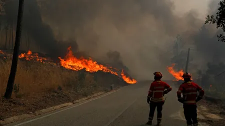 Bombeiros de Folgosinho feridos durante combate a incêndios na Mêda