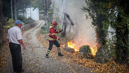 Incêndio em Arganil continua a ameaçar áreas circundantes enquanto esforços para o controlar prosseguem