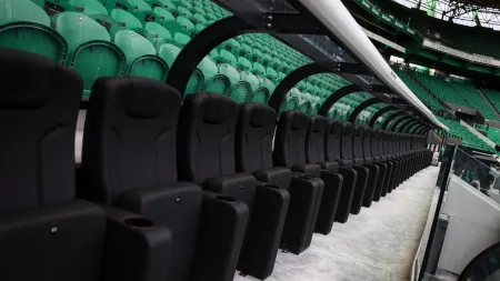 Sporting inova em Alvalade com a nova 'VIP Pitch Row'