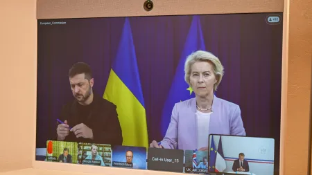 "Zelensky apela à unidade europeia em tempos de crise"