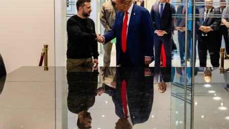 Zelensky e líderes europeus reúnem-se com Trump para discutir paz na Ucrânia