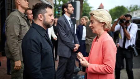 Von der Leyen sublinha devolução de crianças ucranianas como condição essencial para a paz