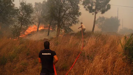 Tragédia em Mirandela: Homem perde a vida em acidente de maquinaria durante incêndio