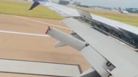Asa de avião da Delta Air Lines sofre dano durante abordagem: "Foi aterrador"