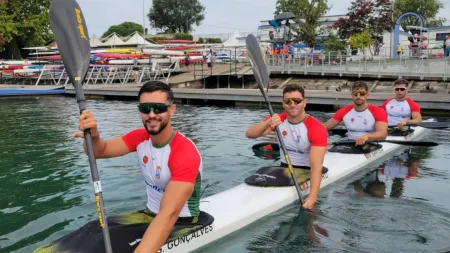 Portugal brilha em Milão com ouro em K4 500 metros