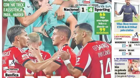Sporting e Benfica em alta no campeonato; Rodrigo Mora em destaque nas negociações