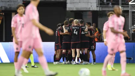 Inter Miami empata sem Messi e sofre revés à porta das meias-finais