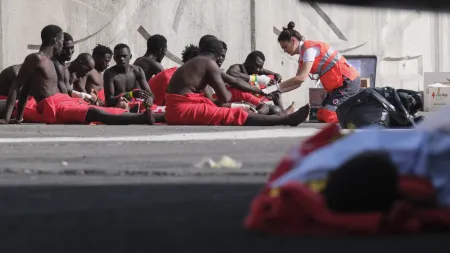 Resgate de 236 migrantes em dificuldades a sul de Gran Canária