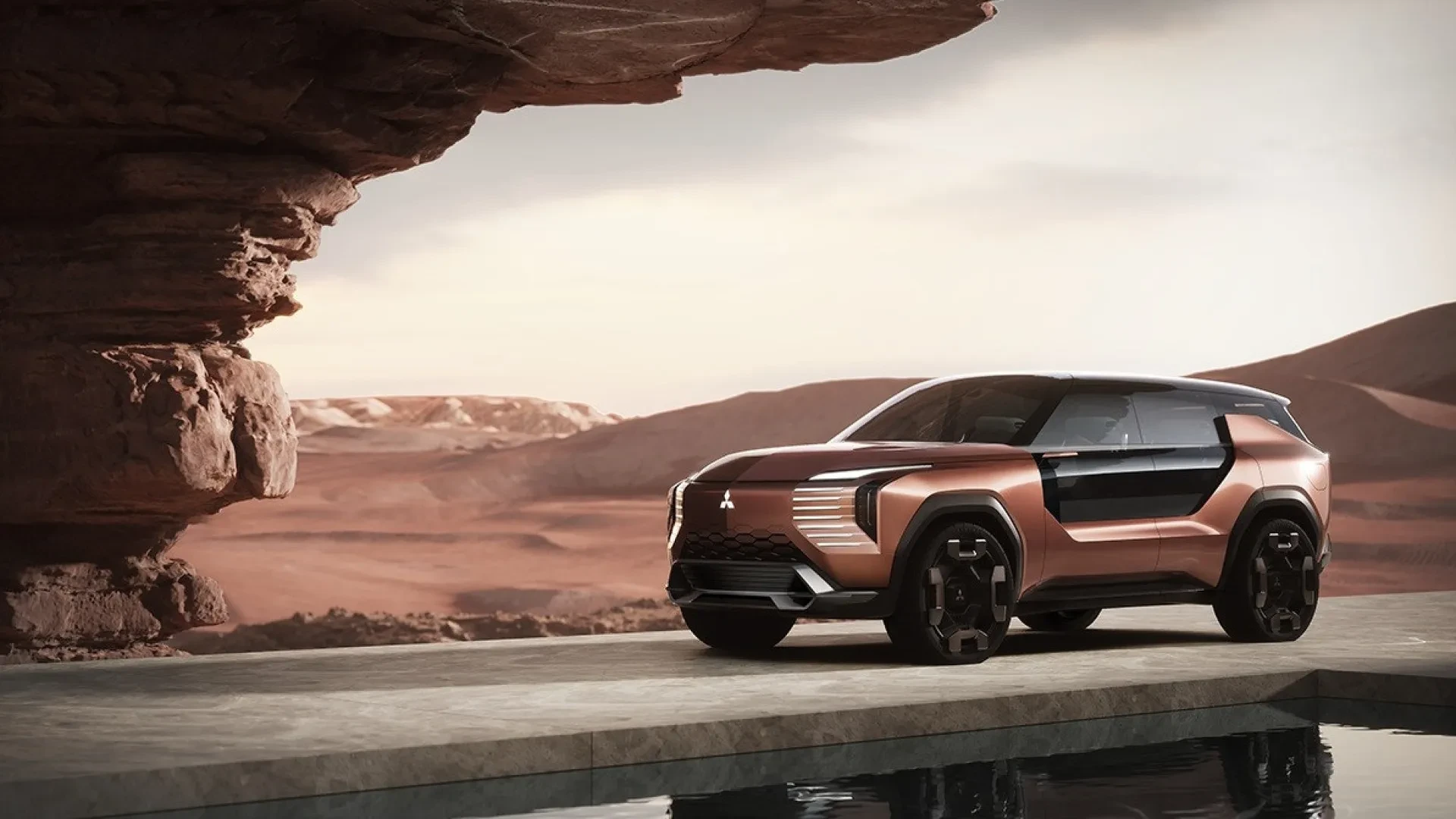 Mitsubishi Eleva Concept: SUV híbrido revolucionário com cinco fontes de energia