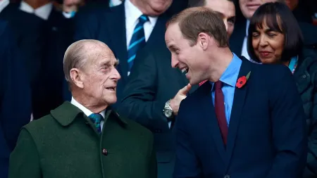 Memórias Humorísticas do Príncipe William sobre o Avô