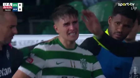 Lesão de Fresneda abala equipa do Sporting em jogo contra Alverca