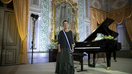 Maria João Pires Honrada com Prémio Europeu Helena Vaz da Silva