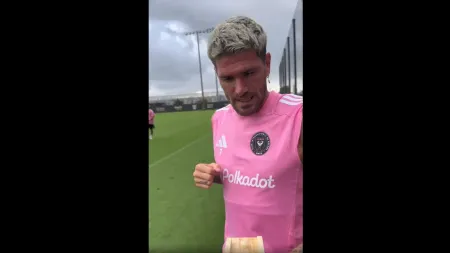 Jogadores do Inter Miami surpreendidos com partida de Halloween do clube