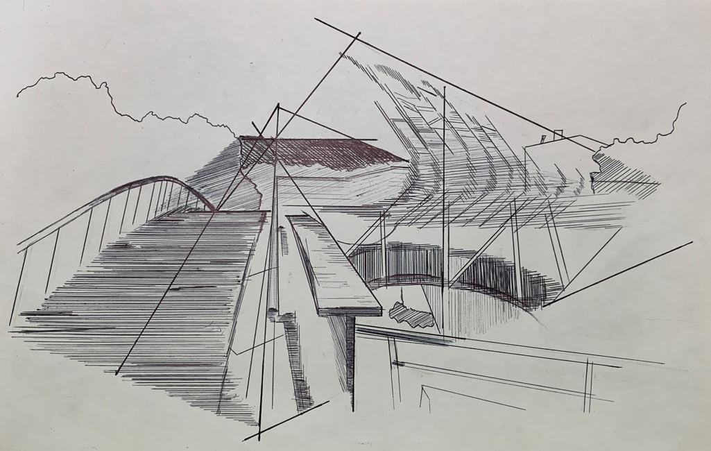 Concurso de arte juvenil sobre la pasarela de Petrer, de Carme Pinós