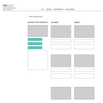 Publicidad webs CTAA - Club Arquitectura