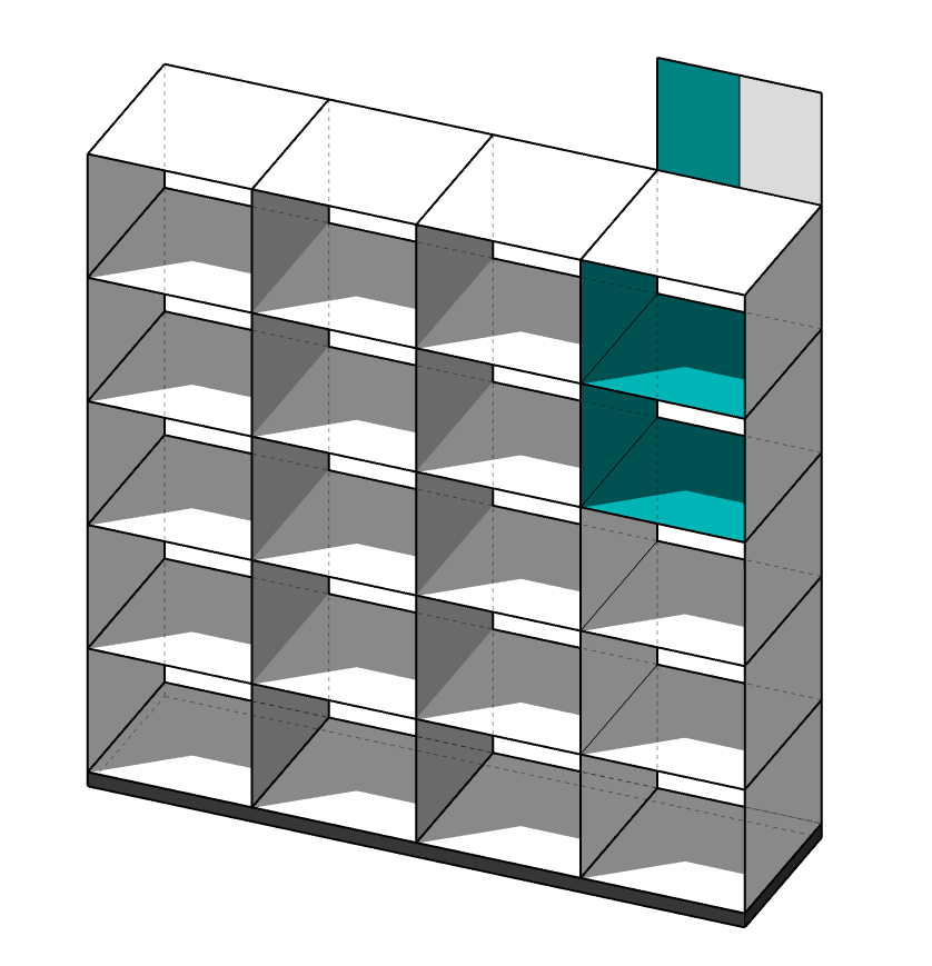 Showroom - columna 2 módulos