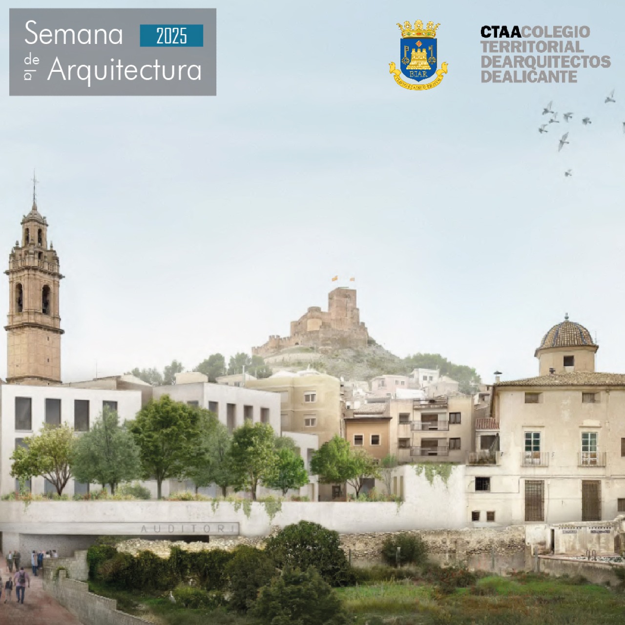 Visitas a la exposición de proyectos: Concurso de proyectos arquitectónicos para el Centro de asociaciones y Auditorio de Biar