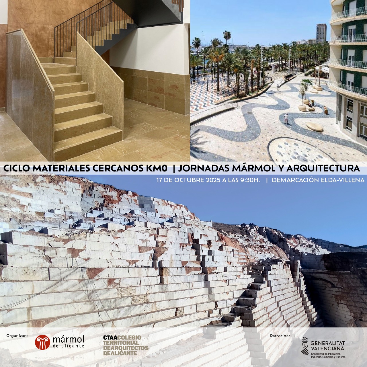 II Ciclo  "Materiales Cercanos Km0: Mármol y Arquitectura"