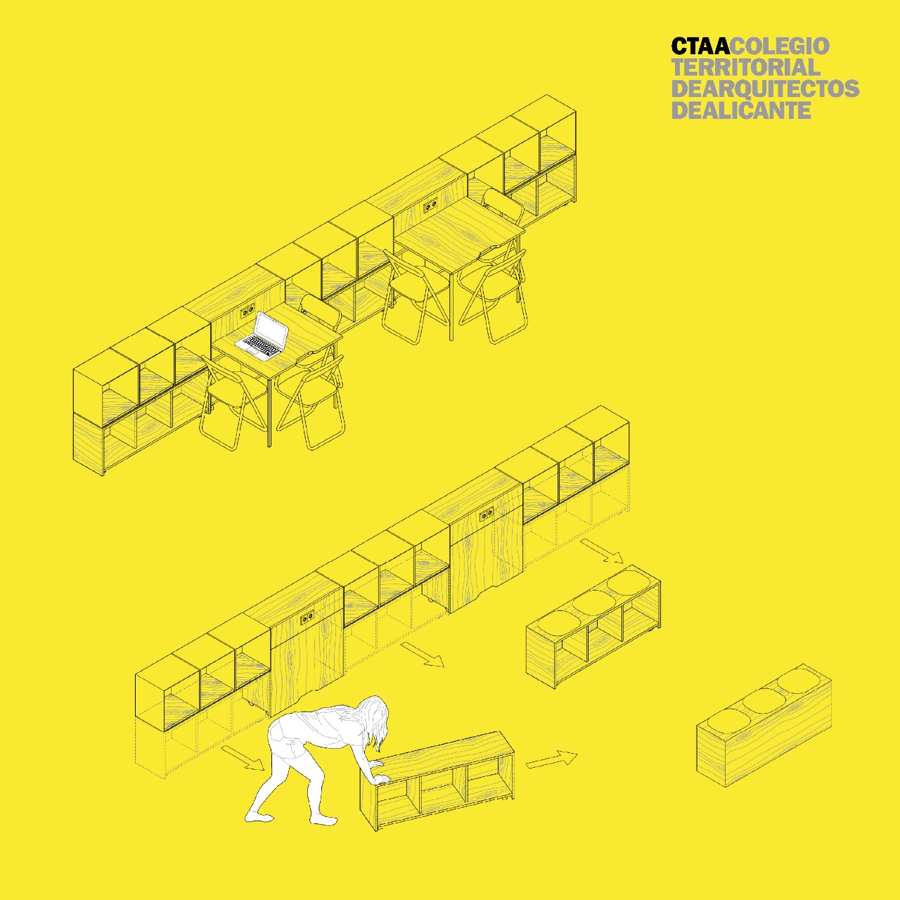 Exposición, presentación de proyectos y entrega de premios. Concurso de arquitectura “Espacio joven CTAA”.