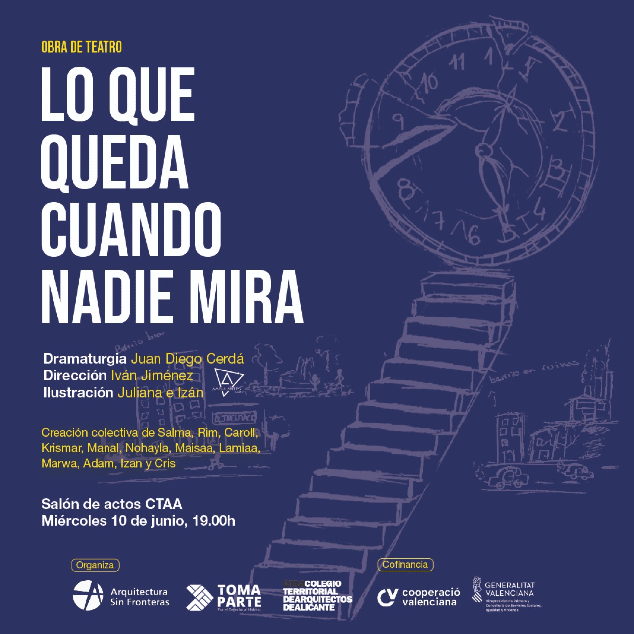Propuesta escénica Arquitectura Sin Fronteras: “Lo que queda cuando nadie mira”