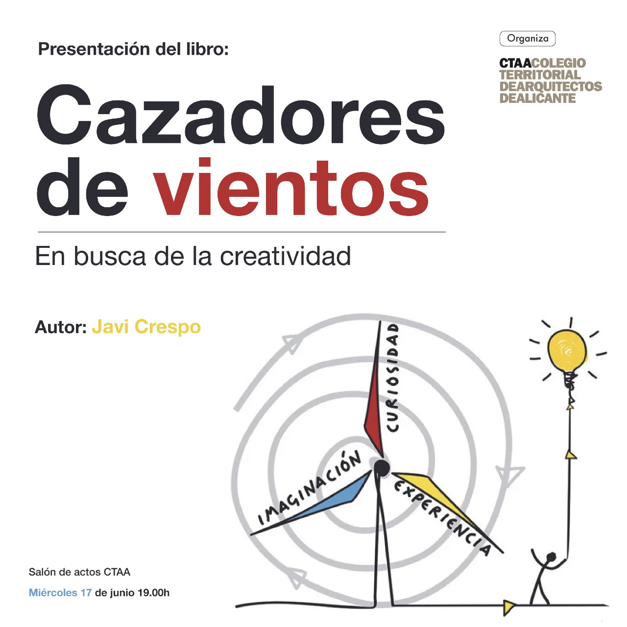 Presentación del libro “Cazadores de vientos”, de Javi Crespo