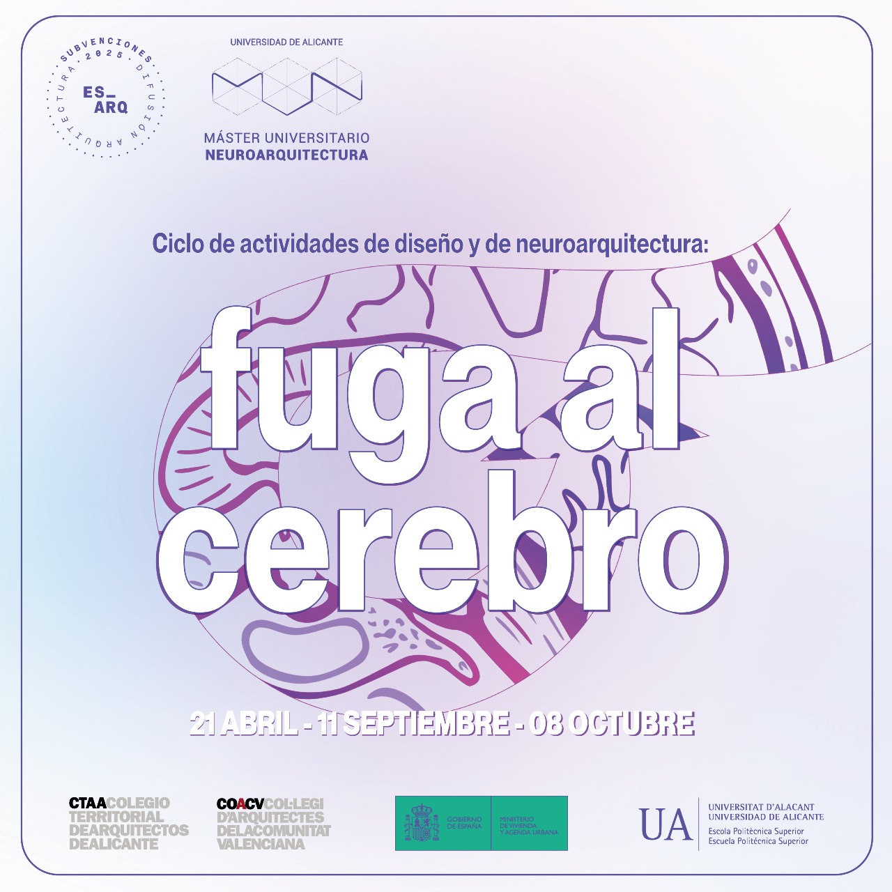 Jornada inaugural del ciclo “Fuga al Cerebro” en la Universidad de Alicante