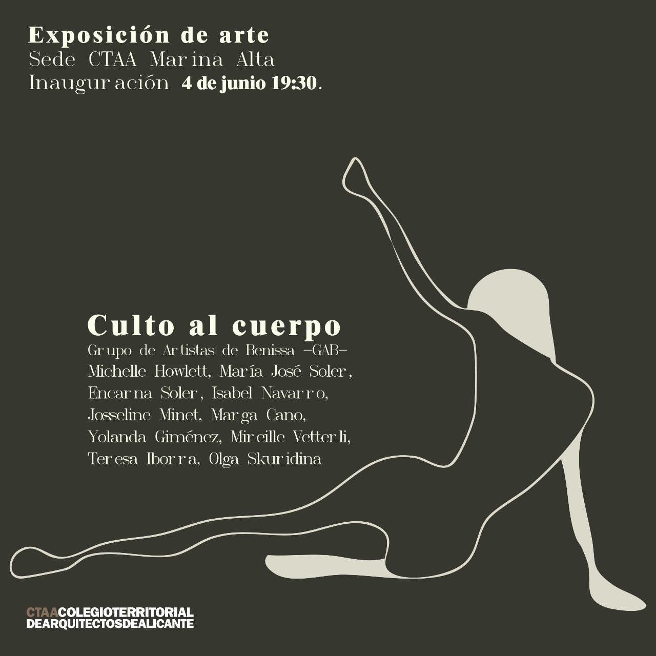 Exposición en Dénia de Grupo de Artistas de Benissa “Culto al cuerpo”