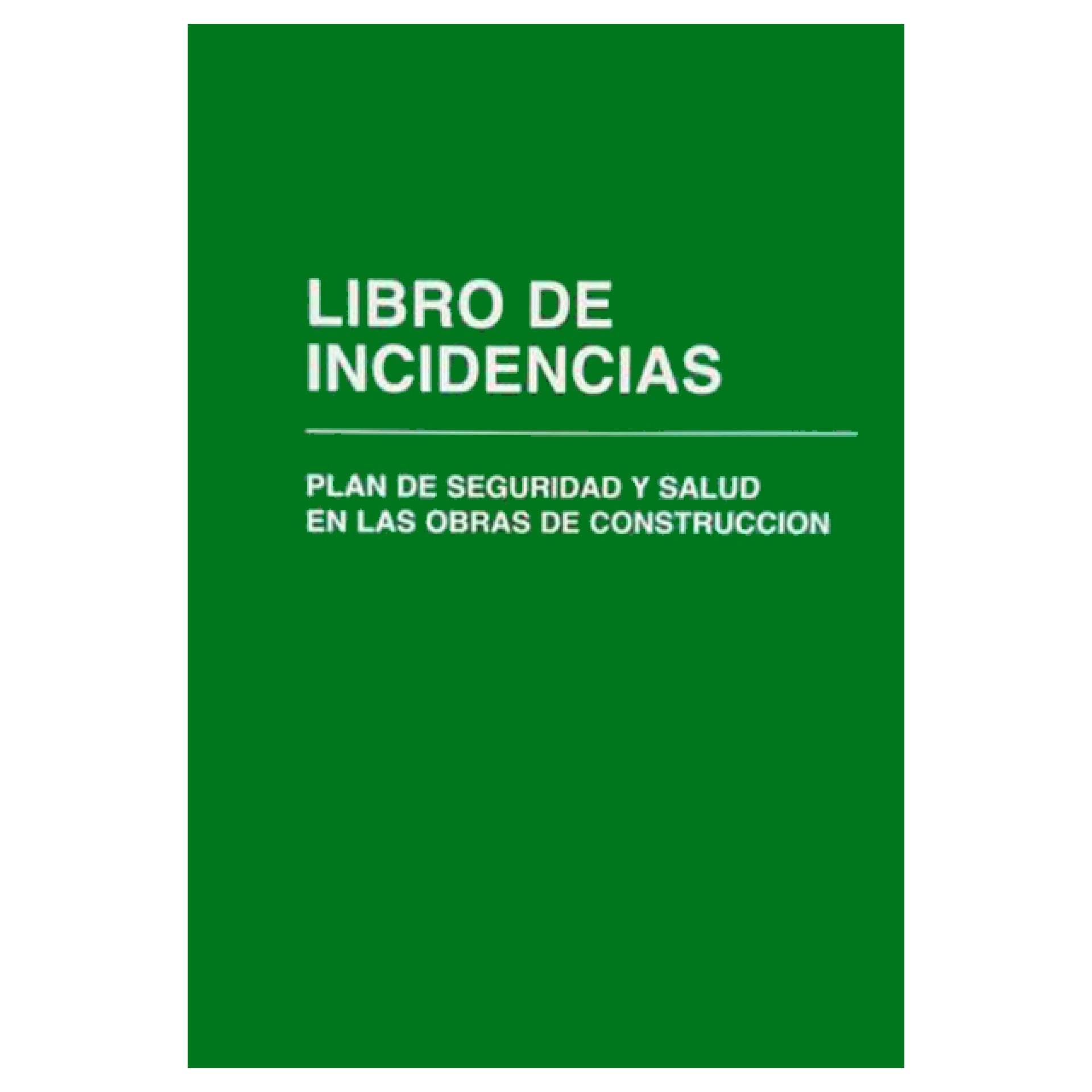 Libro de incidencias